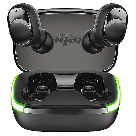 Casti wireless bluetooth 5.3 negre Rebel TWS-Y60 [3]