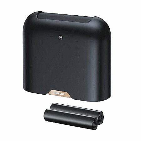 Diverse accesorii auto - Cos gunoi automat masina Baseus + 120 saci menajeri negru CRLJT01-01