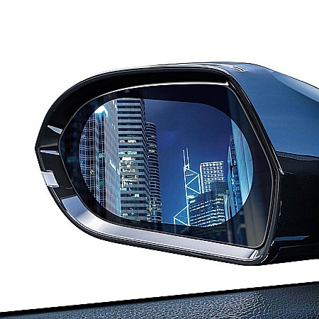 Folie Auto Oglinda Retrovizoare Anticondens Baseus 135 x 95 mm SGFY-C02 Clear set 2 buc. [2]