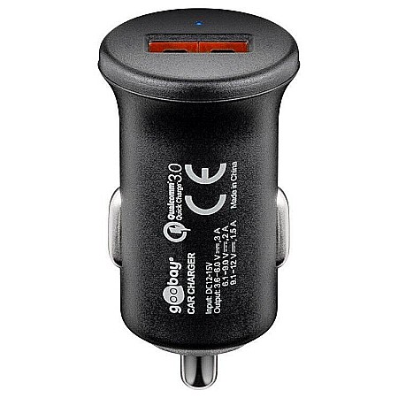 Incarcator auto iesire USB 3A Quick Charge QC 3.0 Fast Charger GOOBAY 45162 [2]
