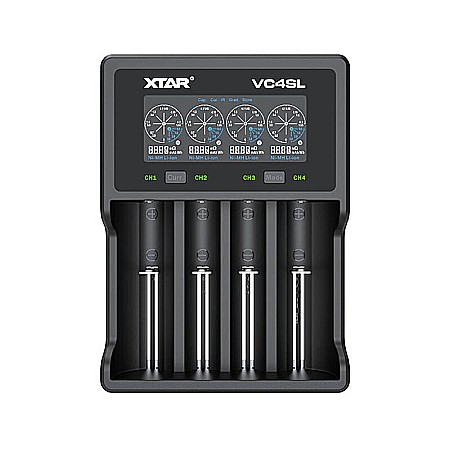 Incarcatoare - Incarcator cu 4 canale XTAR VC4SL cu functie de regenerare 18650 14500 20700  21700 3.6V / 3.7V