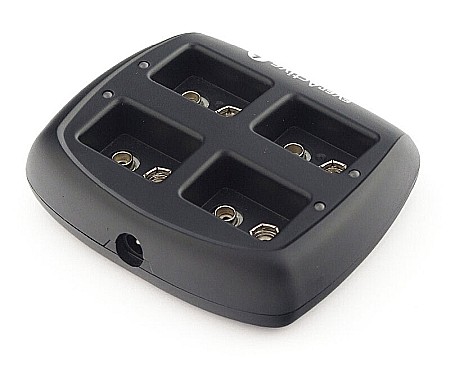 Incarcator EverActive NC-109 pentru acumulatori tip 9V 6LR61 6F22 4 canale de incarcare [3]