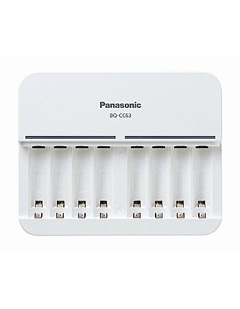 Incarcator Panasonic Eneloop pentru 8 acumulatori AA R6 sau AAA R3 Ni-MH BQ-CC63E [2]