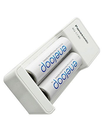 Incarcator Panasonic Eneloop USB cu 2 acumulatori AA R6 1900mAh Ni-MH K-KJ80MCC20USB [1]