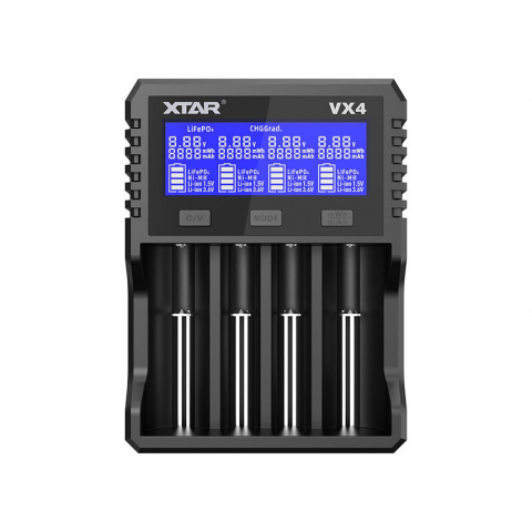 Incarcator pentru Li-ion 1.5V / 3.6 / 3.7V / Li-FePO4 / Ni-MH XTAR VX4 [1]
