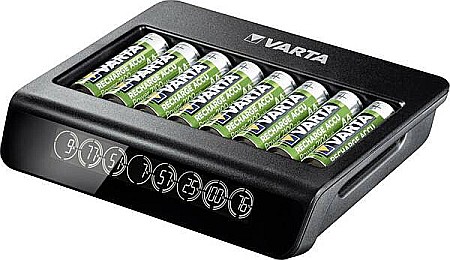 Surse de incarcare - Incarcator Varta LCD Multi Charger Plus 8 canale independente pentru acumulatori AA (R6) / AAA (R3) 1,2V Ni-MH 57681