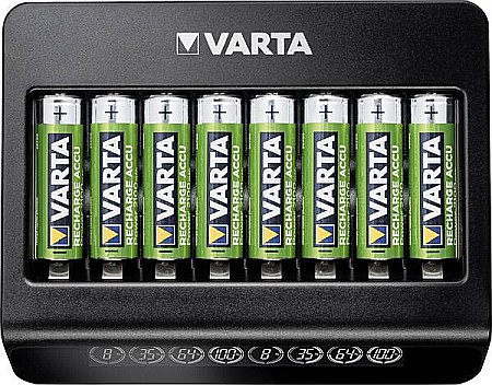 Incarcator Varta LCD Multi Charger Plus 8 canale independente pentru acumulatori AA (R6) / AAA (R3) 1,2V Ni-MH 57681 [3]