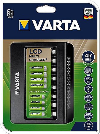 Incarcator Varta LCD Multi Charger Plus 8 canale independente pentru acumulatori AA (R6) / AAA (R3) 1,2V Ni-MH 57681 [2]