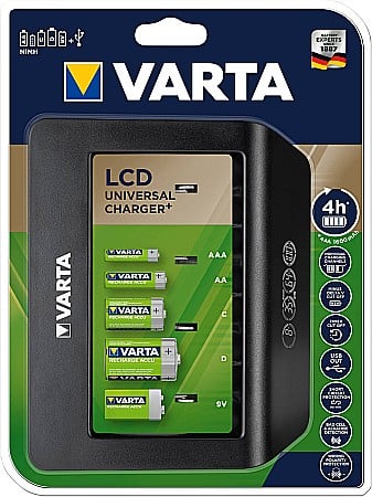 Incarcatoare - Incarcator Varta Universal pentru AA, AAA, C, D si 9V Ni-MH 57688