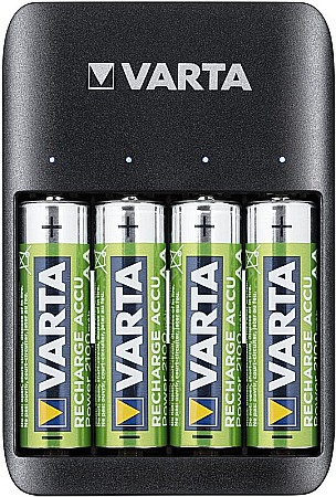 Incarcator Varta USB Quatro cu 4 acumulatori AA R6 2100mAh Ni-MH 1,2V 57652 [1]