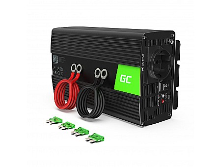 Invertoare Auto - Invertor de tensiune auto de la 12V la 230V 1000W Green Cell INV08