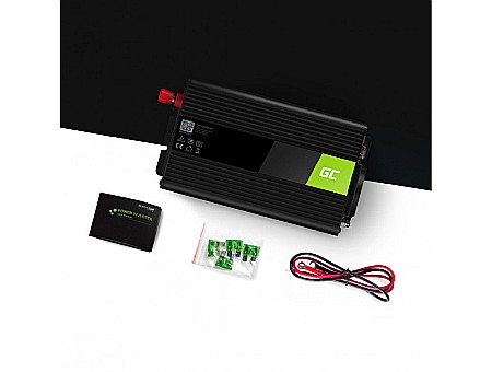 Invertor de tensiune auto de la 12V la 230V 1000W Green Cell INV08 [1]