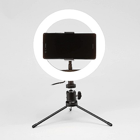 Kit vlogging 72 LED-uri 8 inch 10W USB Platinet [3]