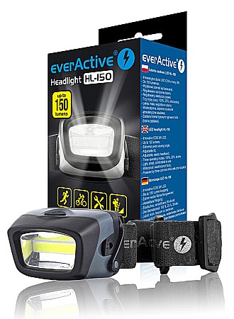 Lanterna frontala EverActive HL-150 LED COB 3W 150 lumeni [2]