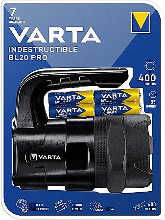 Lanterna LED indestructibila 6W 400lm 400m IP54 Varta BL20 PRO 18751 [2]