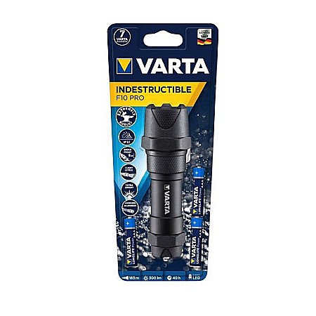 Lanterna LED Varta Indestructibila F10 PRO 6W cu 3 baterii AAA R3 18710 [2]