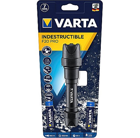 Lanterna LED Varta Indestructibila F20 PRO 6W cu 2 baterii AA R6 18711 [2]