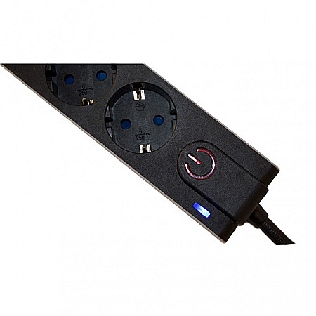 Prelungitor cu protectie la supratensiune 3 metri 6 prize intrerupator cablu 3 x 1.5mm SPN2093 [1]