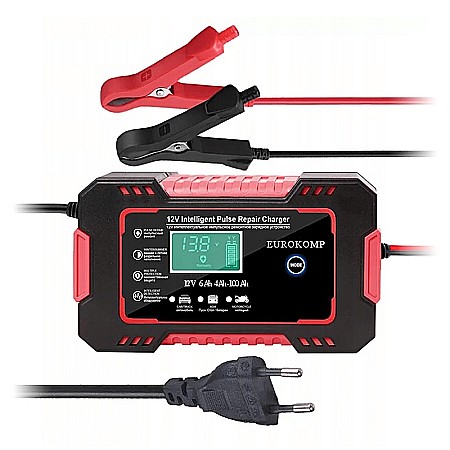 Redresoare - Redresor automat baterie auto 12V - 6A Eurokomp