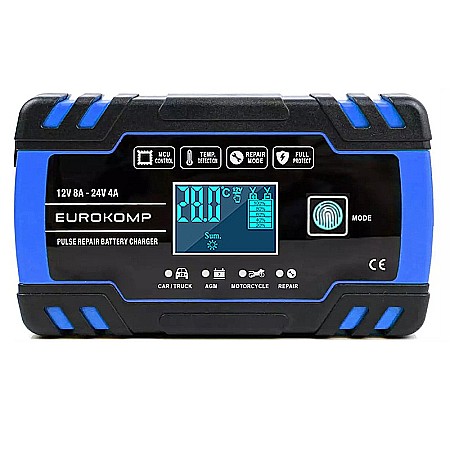 Redresoare - Redresor automat baterie auto 12V 8A - 24V 4A Eurokomp