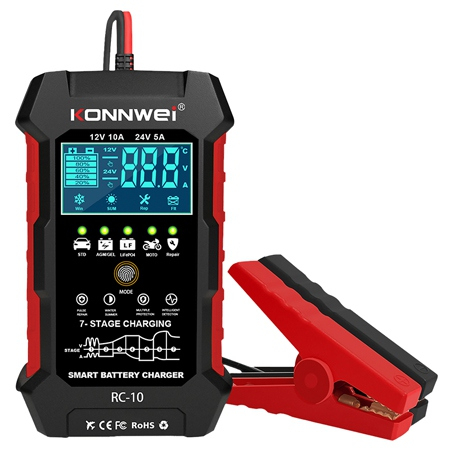 Redresoare - Redresor baterie auto 12V /24V 10A  RC-10 Konnwei
