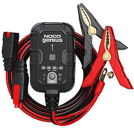 Redresor Noco Genius 1 auto moto 6V / 12V 1A pentru acumulatori maxim 30A Plumb-Acid AGM GEL VRLA Litiu [1]