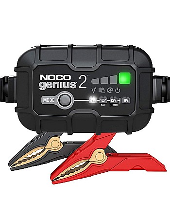 Redresoare - Redresor Noco Genius 2 auto moto 6V / 12V 2A pentru acumulatori maxim 40A Plumb-Acid AGM GEL VRLA Litiu