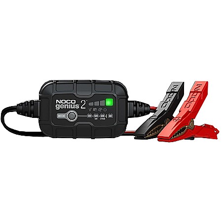 Redresor Noco Genius 2 auto moto 6V / 12V 2A pentru acumulatori maxim 40A Plumb-Acid AGM GEL VRLA Litiu [1]