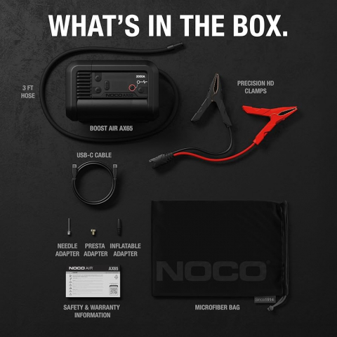 Robot de pornire si compresor aer NOCO BOOST AX65 12V 2000A 100PSI [4]