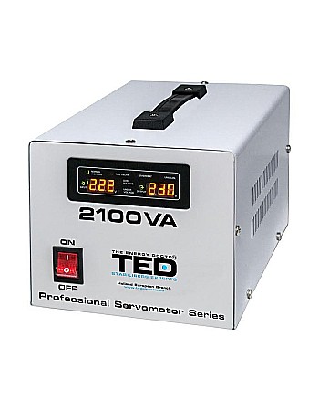 Electrice si electronice - Stabilizator retea maxim 2100VA-SVC cu servomotor TED2100SVC TED Electric