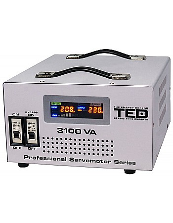 Electrice si electronice - Stabilizator retea maxim 3100VA cu servomotor TED3100SVC TED Electric
