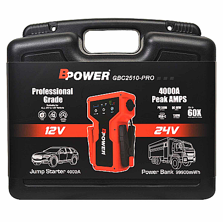 Starter Auto 12V / 24V 4000A BPower GBC2510-PRO robot de pornire TIR [3]