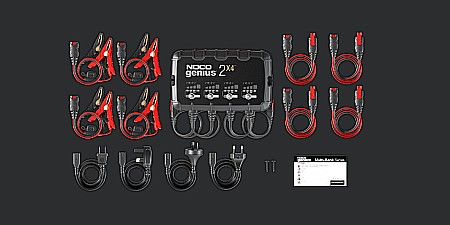 Statie de incarcat Noco GENIUS2X4 auto / moto 6V / 12V 2 x 4A pentru acumulatori Plumb-Acid AGM GEL VRLA Litiu [1]