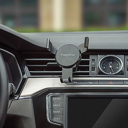 Suport auto pentru telefon prindere grila Gravity KrugerMatz KM1362 [1]