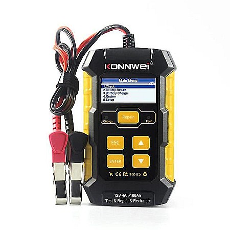 Lichidare Stoc - Tester diagnoza si redresor auto baterie 12V KONNWEI KW510