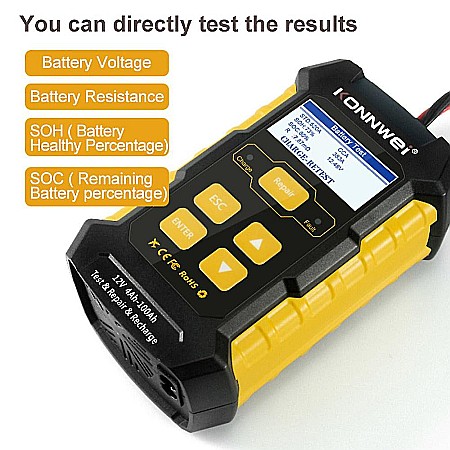 Tester diagnoza si redresor auto baterie 12V KONNWEI KW510 [1]