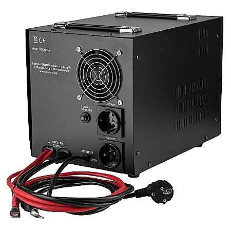 UPS centrala termica 1200W 2000VA 12V unda sinusoidala pura negru Kemot URZ3407B [1]