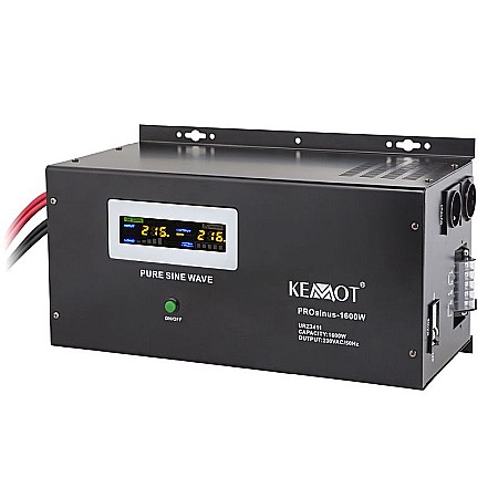 UPS-uri - UPS centrala termica 1600W 12V unda sinusoidala pura Kemot URZ3411