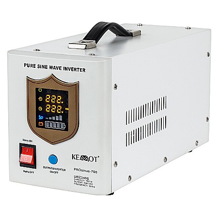 UPS-uri - UPS centrala termica 700W 1000VA 12V unda sinusoidala pura alb Kemot URZ3406