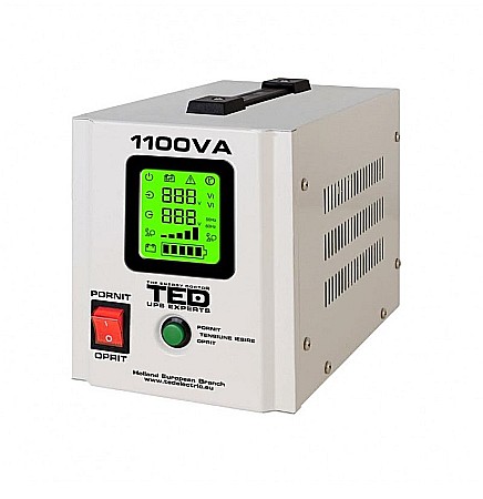 UPS-uri - UPS pentru centrala TED Electric 1100VA / 700W Runtime extins utilizeaza 1 acumulator (neinclus) Sinusoidala Pura