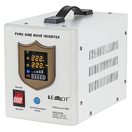 UPS-uri - UPS pentru centrala termica 500W 800VA 12V Sinus Pur Kemot URZ3405 alb