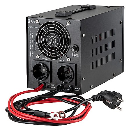UPS pentru centrala termica 500W 800VA 12V Sinus Pur Kemot URZ3405B negru [1]
