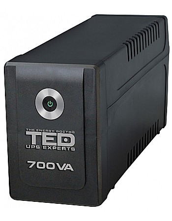 UPS-uri - UPS TED Electric 700VA / 400W Line Interactive cu 2 iesiri schuko TED-700