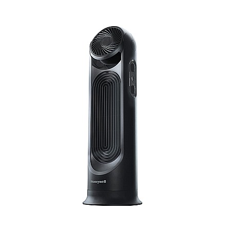 Ventilator dual cu functie de recirculare aer Honeywell HYF500E4, 2 ventilatoare incorporate a cate 3 viteze fiecare, 80.6 cm, Negru [2]