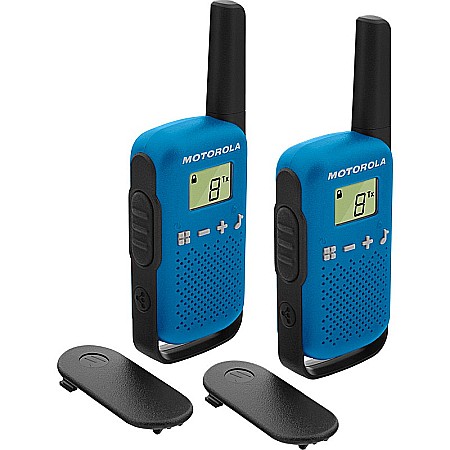 Diverse gadgeturi - Walkie Talkie Statie Radio PMR Motorola T42 set 2 buc. albastru