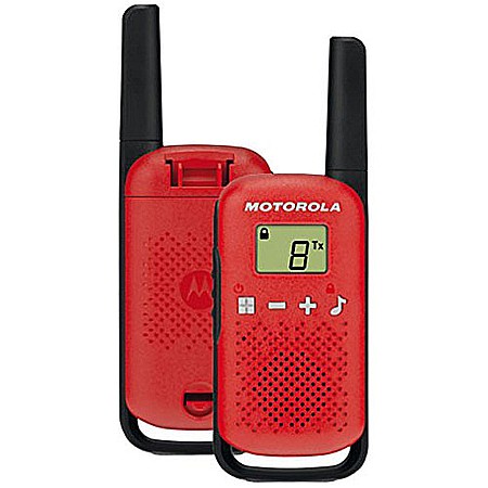 Walkie Talkie Statie Radio PMR Motorola T42 set 2 buc. rosu [1]