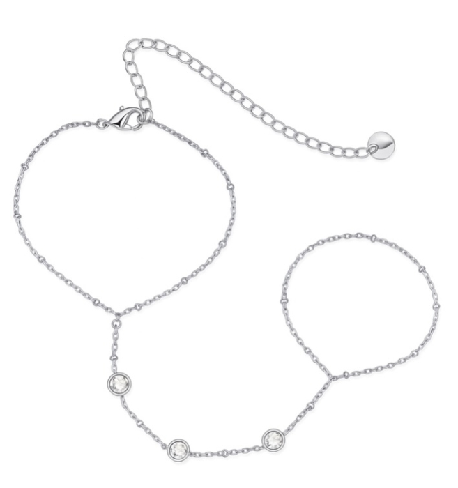 Bratara Starlit Hand Chain Moissanite [1]