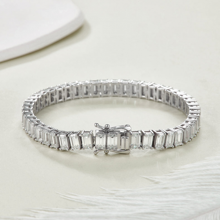 Bratara TENNIS Emerald cut [4]