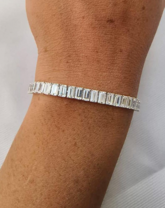 Bratara TENNIS Emerald cut [7]
