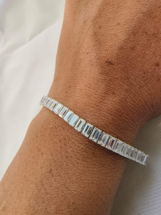 Bratara TENNIS Emerald cut [6]